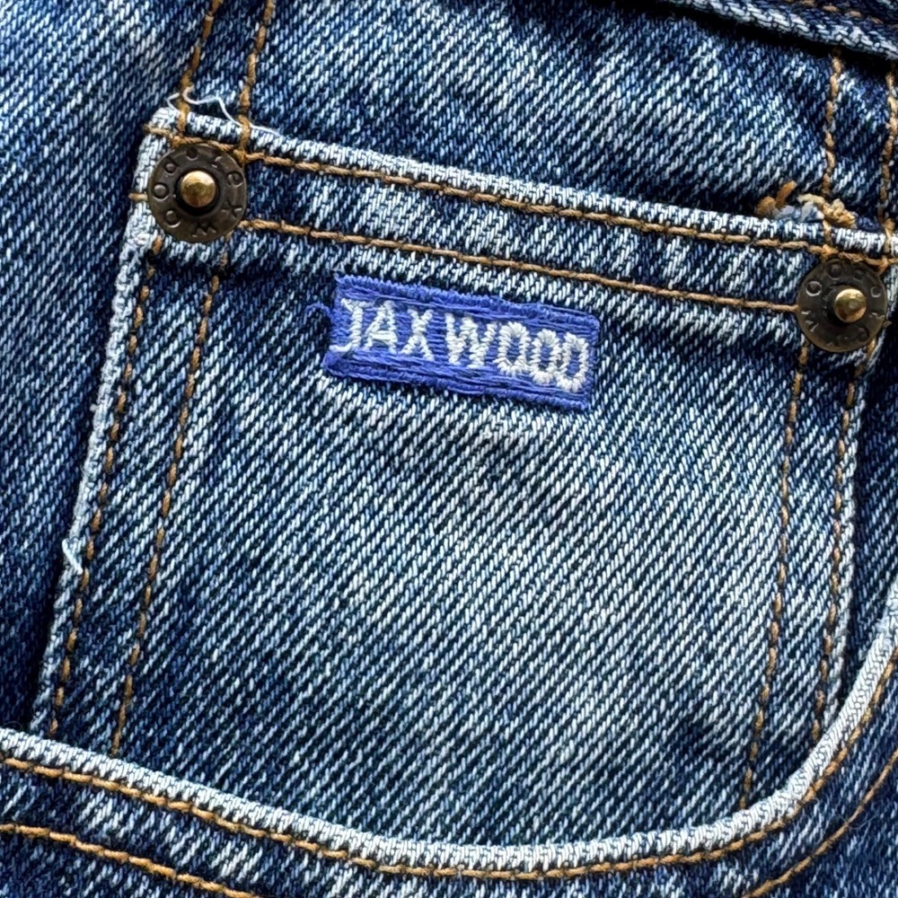 Texwood Jaxwood Jeans Women 32 Blue Good High Waisted Vintage Straight Leg Denim - Picture 4 of 14